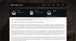 Desktop Screenshot of nightangelsescorts.com